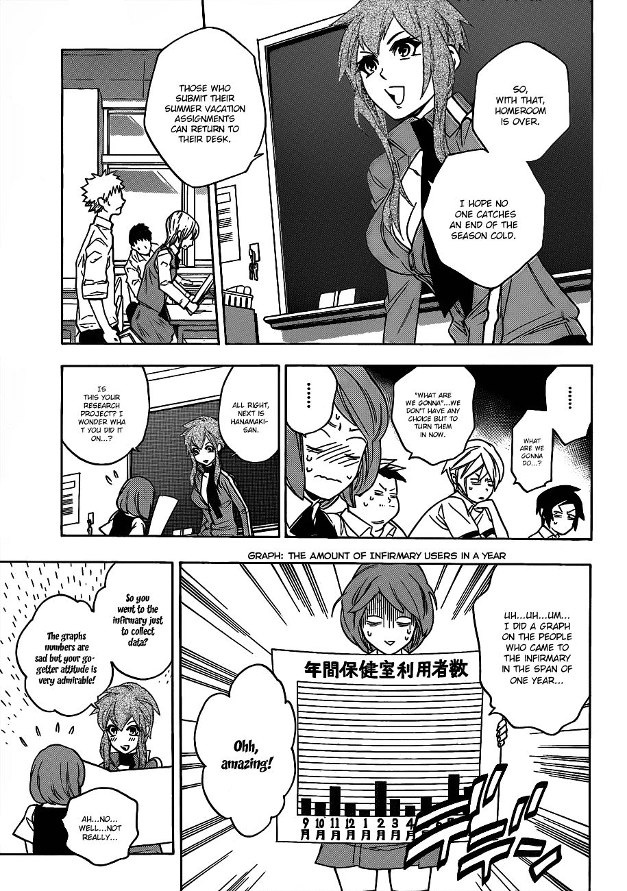 Hokenshitsu no Shinigami Chapter 48 page 18 - Chapter 48: The Most Depressing Day Of The Year