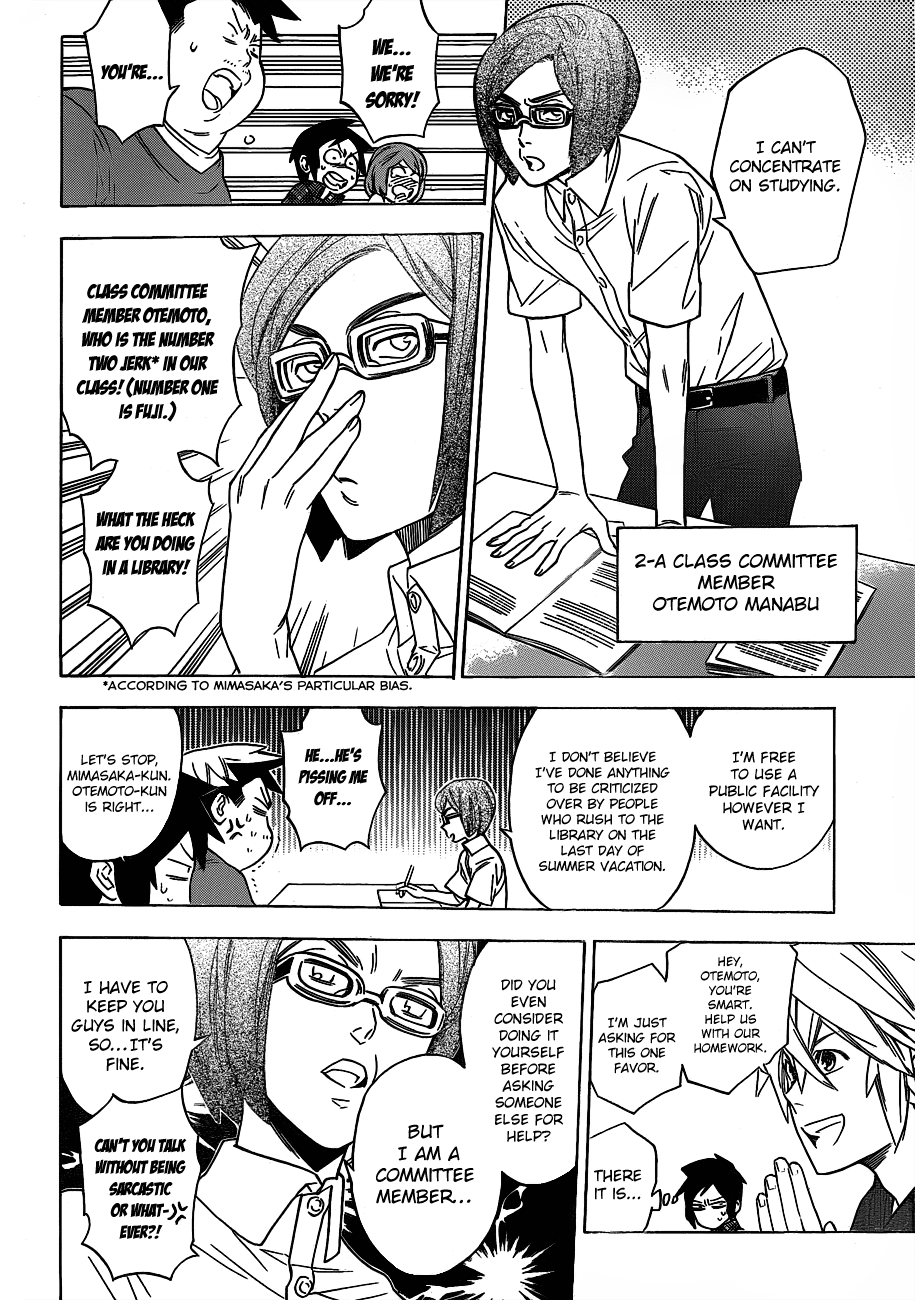 Hokenshitsu no Shinigami Chapter 48 page 9 - Chapter 48: The Most Depressing Day Of The Year