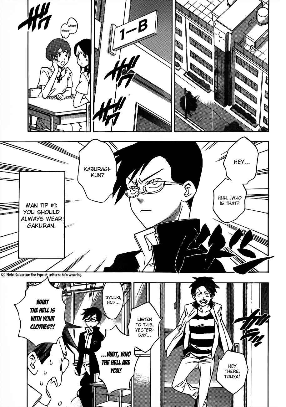 Hokenshitsu no Shinigami Chapter 49 page 15 - Chapter 49: Aim To Be A Hot Guy?!
