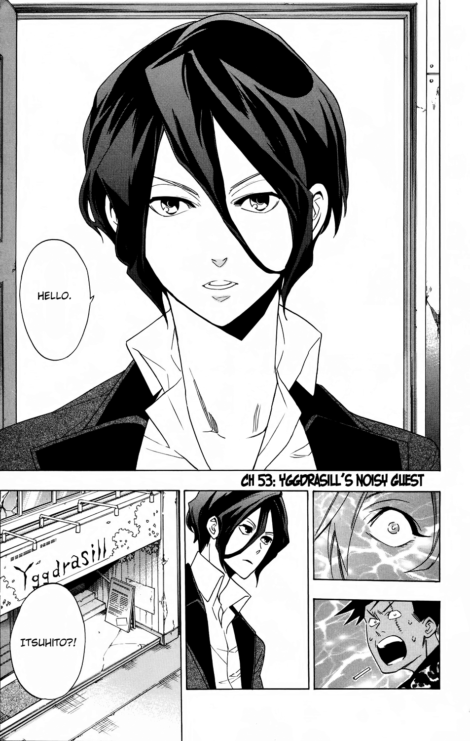 Hokenshitsu no Shinigami Chapter 53 page 10 - Chapter 53: Yggdrasill's Noisy Guest