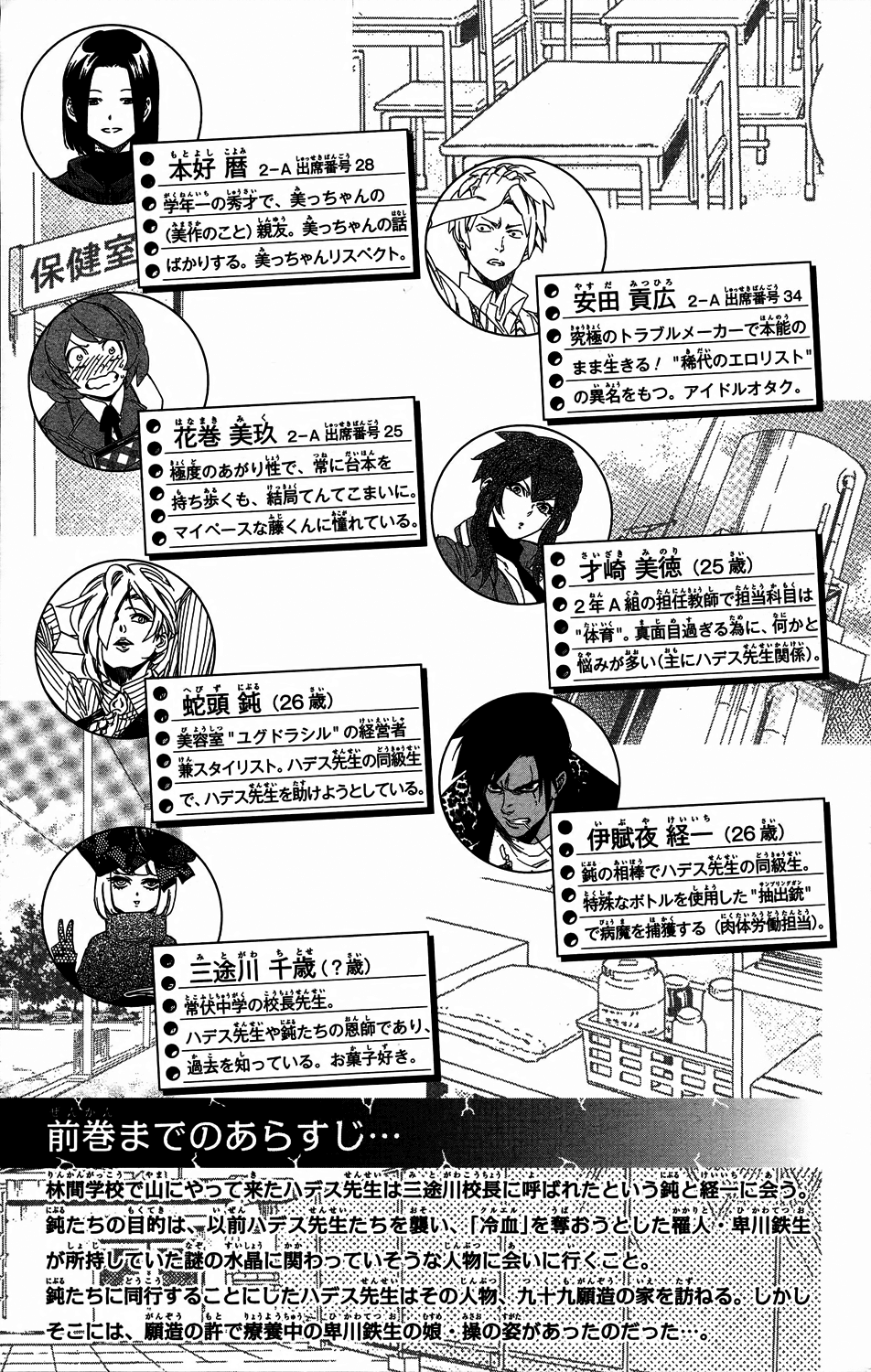 Hokenshitsu no Shinigami Chapter 53 page 6 - Chapter 53: Yggdrasill's Noisy Guest