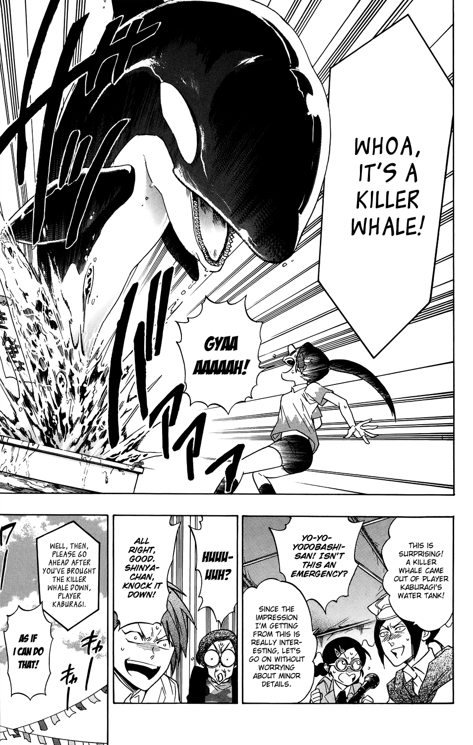 Hokenshitsu no Shinigami Chapter 55 page 9 - Chapter 55: White Hot! The Neighborhood Sports Meet: Part Two