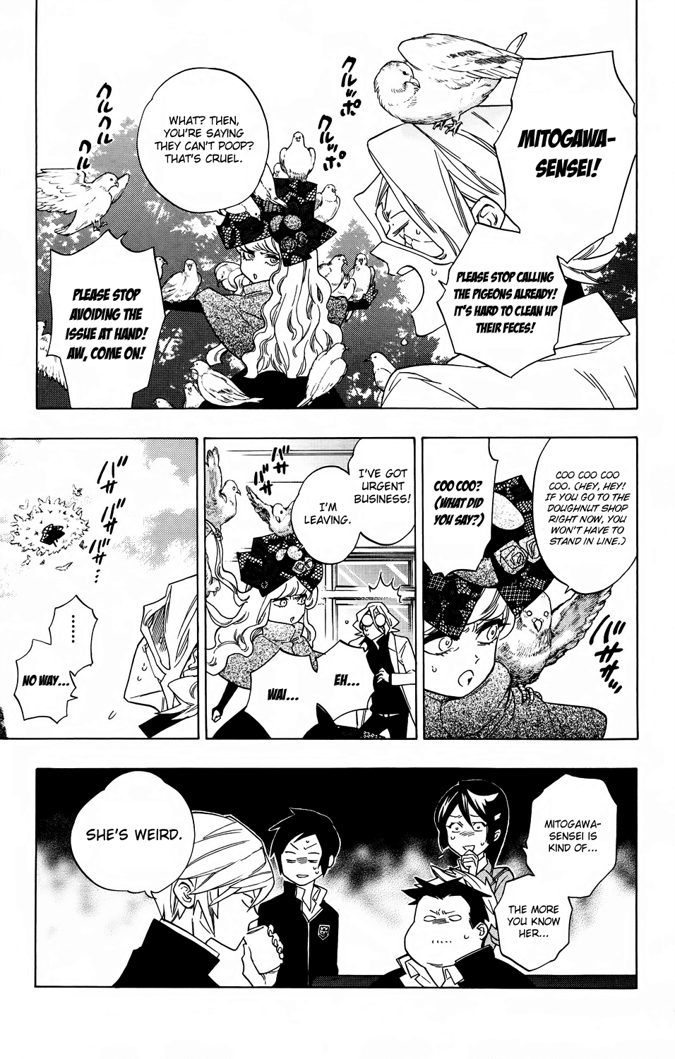 Hokenshitsu no Shinigami Chapter 56 page 21 - Chapter 56: Miss Mysterious