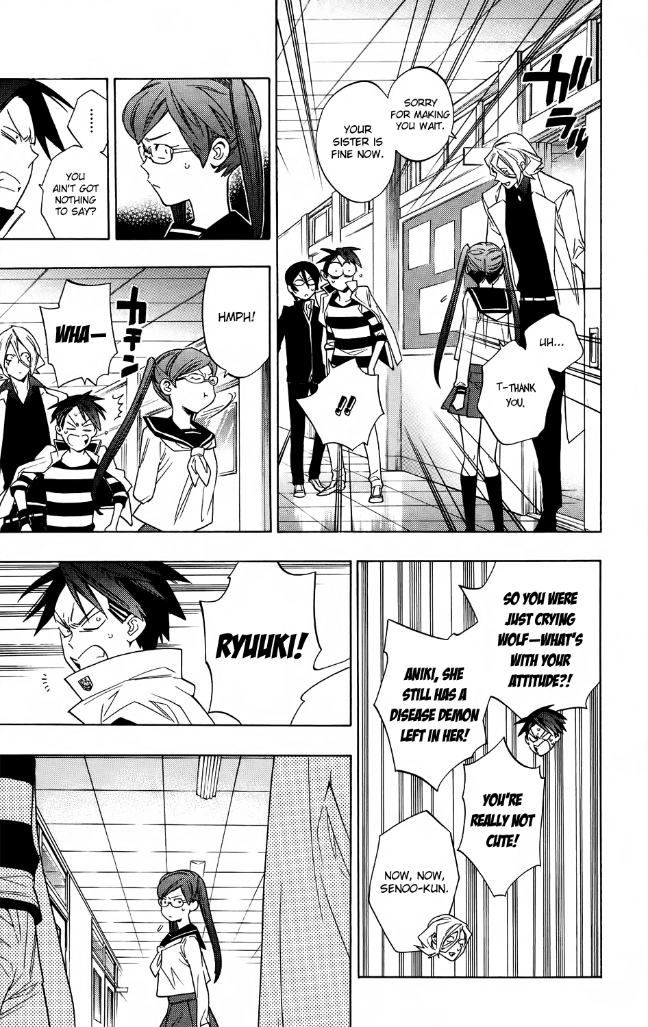Hokenshitsu no Shinigami Chapter 57 page 21 - Chapter 57: The Senoo's Household's Everyday Life And That Counter-measure