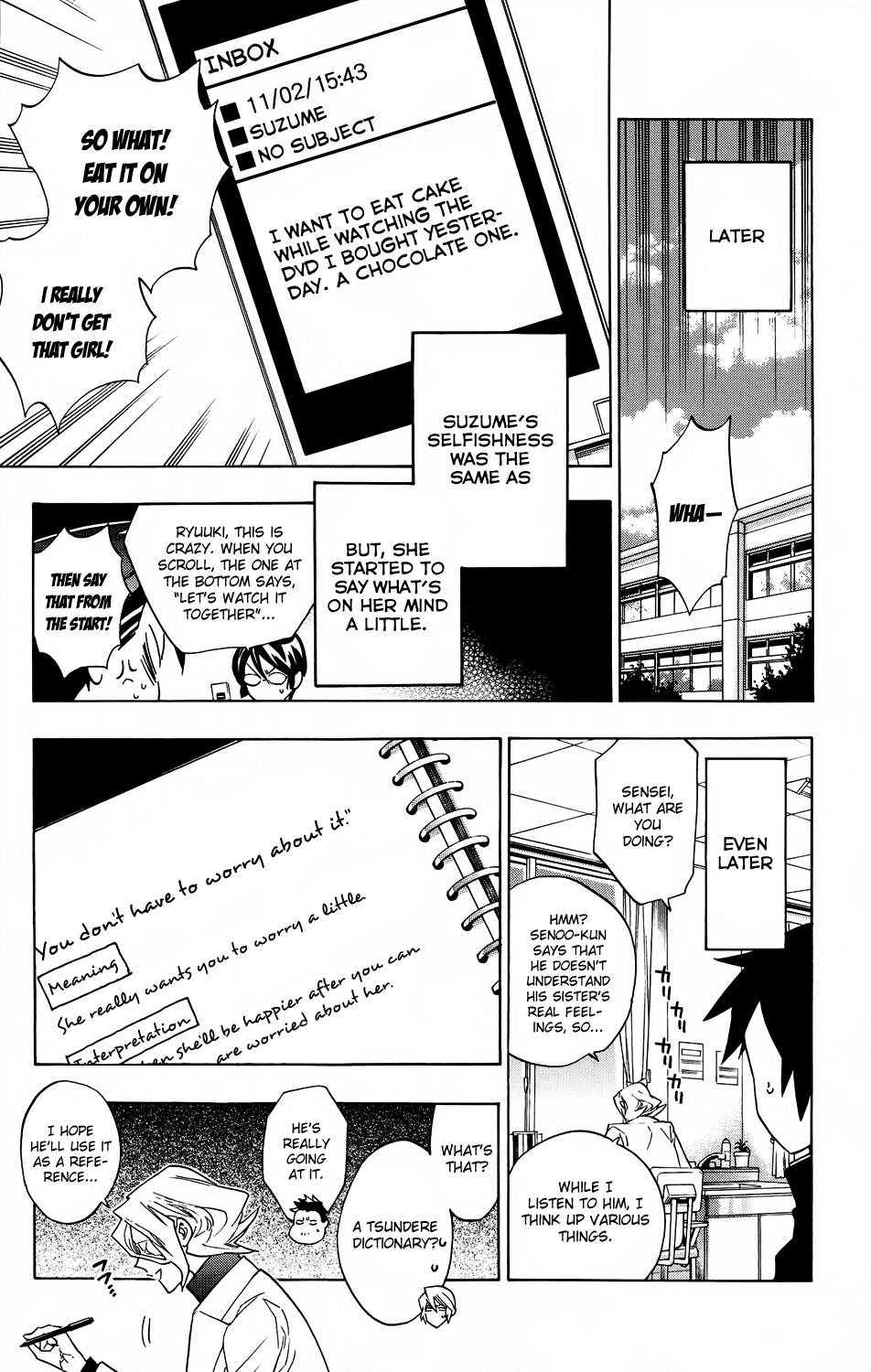 Hokenshitsu no Shinigami Chapter 57 page 23 - Chapter 57: The Senoo's Household's Everyday Life And That Counter-measure