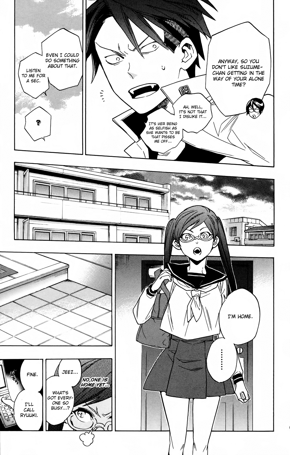 Hokenshitsu no Shinigami Chapter 57 page 9 - Chapter 57: The Senoo's Household's Everyday Life And That Counter-measure