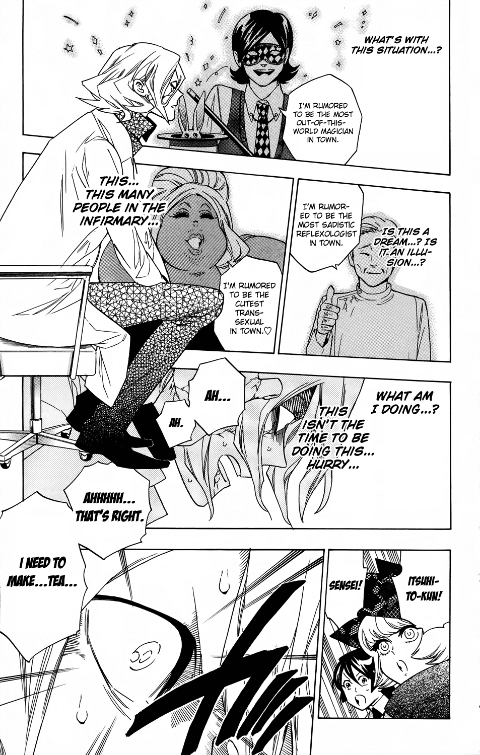 Hokenshitsu no Shinigami Chapter 58 page 17 - Chapter 58: Hades-sensei's Crisis?!