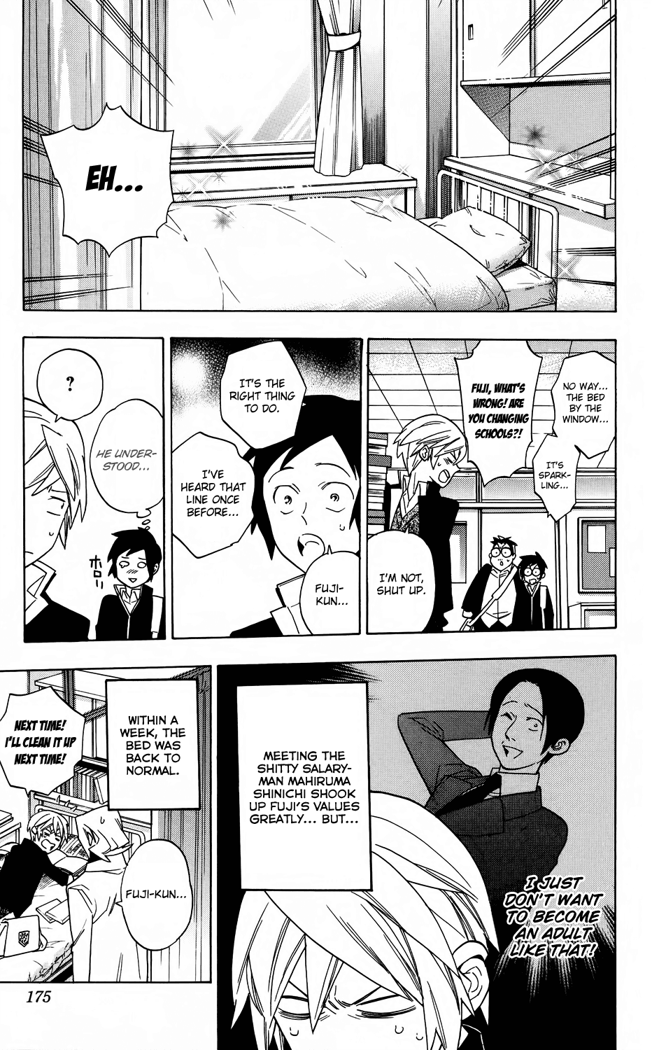 Hokenshitsu no Shinigami Chapter 60 page 19 - Chapter 60: Lazy Person Blues