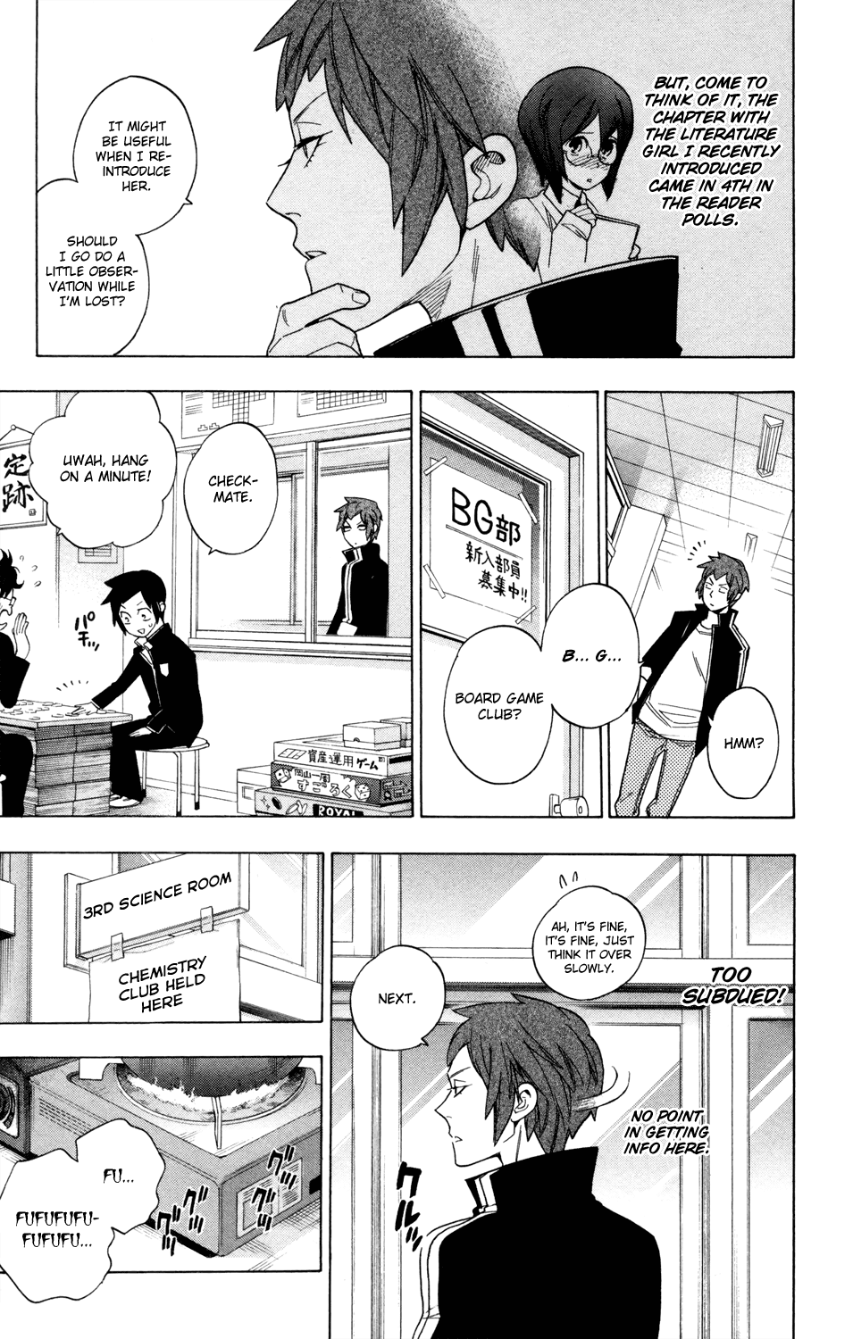 Hokenshitsu no Shinigami Chapter 61 page 13 - Chapter 61: Making Manga Is Serious Business?!