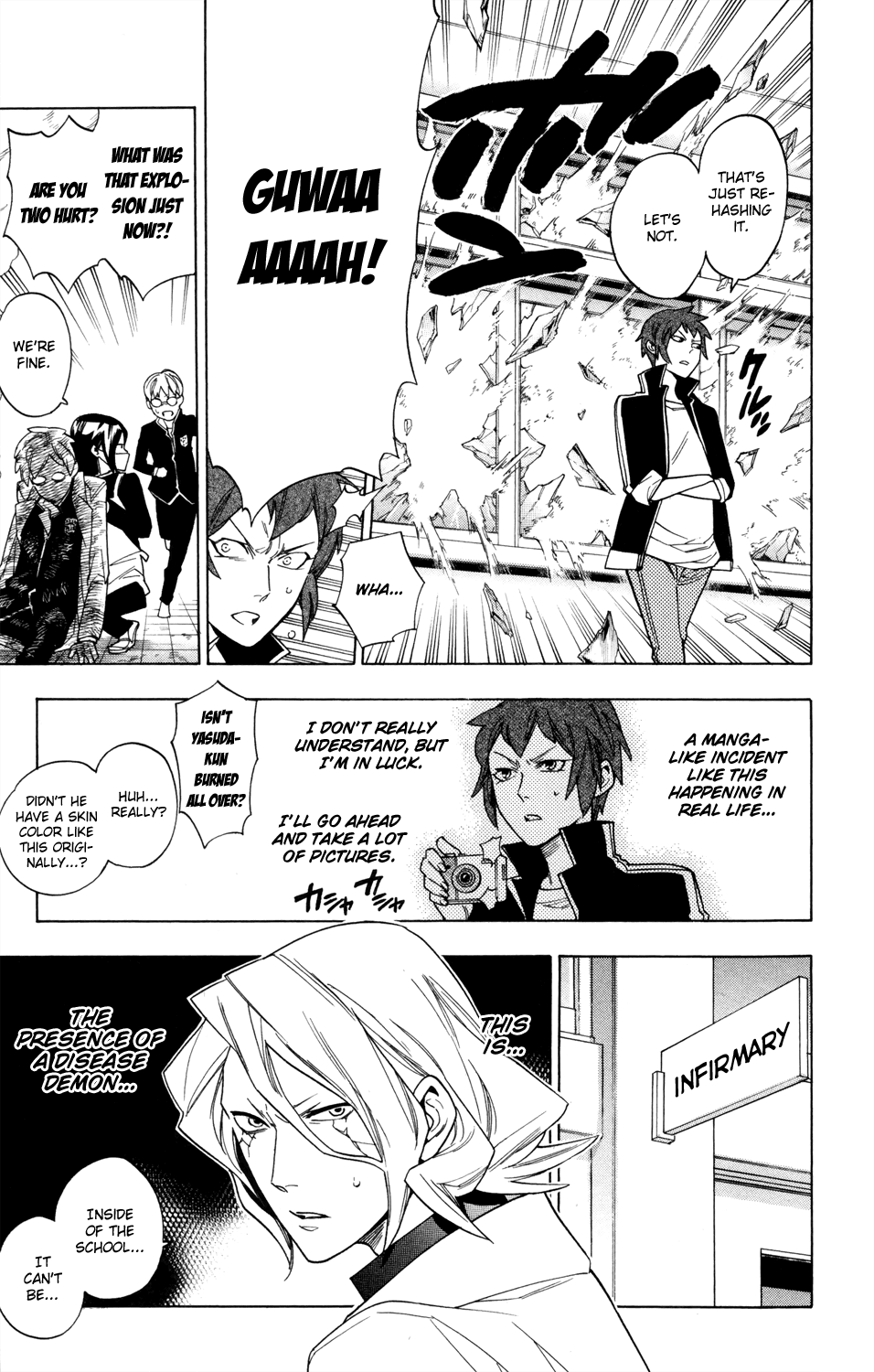 Hokenshitsu no Shinigami Chapter 61 page 15 - Chapter 61: Making Manga Is Serious Business?!