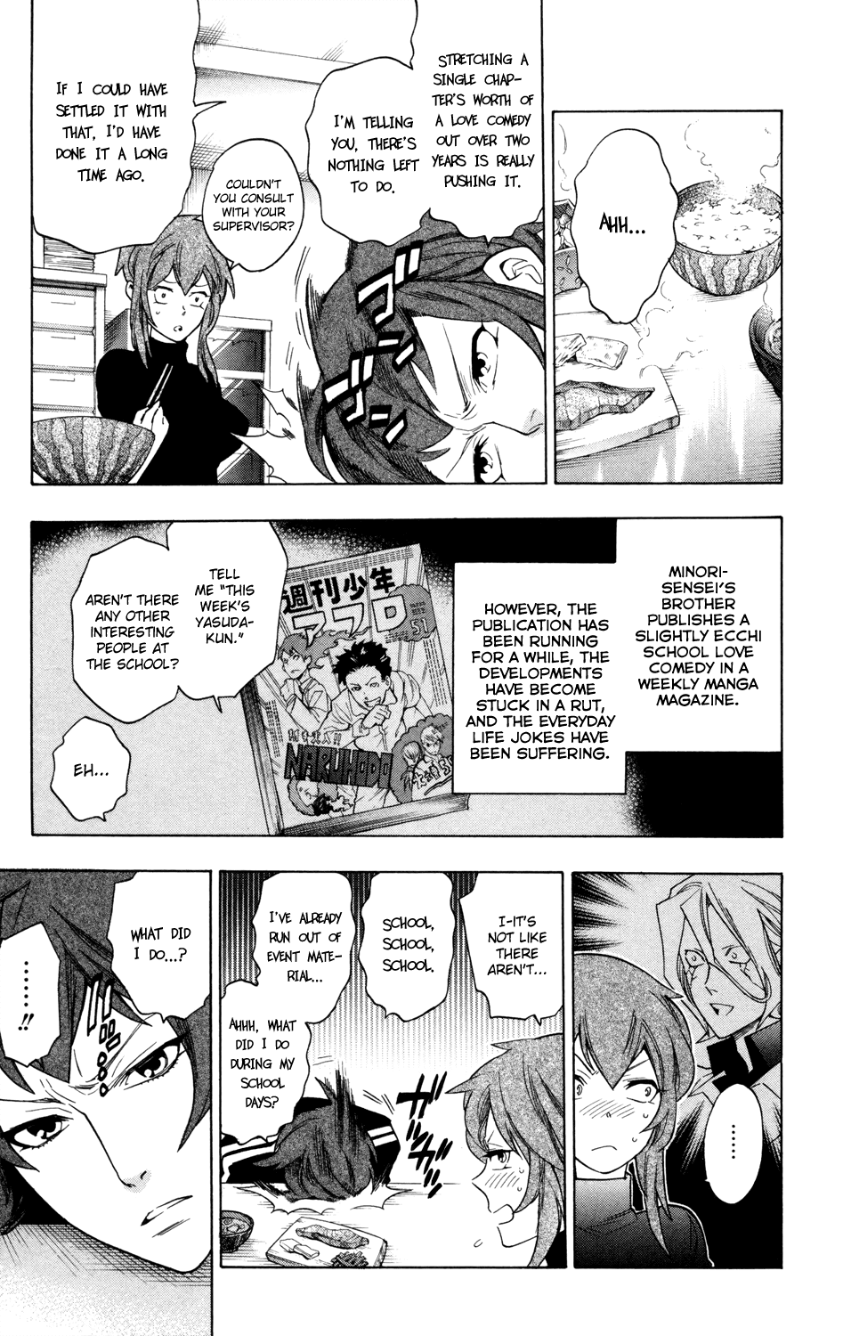 Hokenshitsu no Shinigami Chapter 61 page 3 - Chapter 61: Making Manga Is Serious Business?!