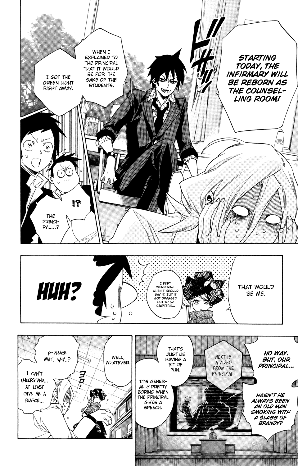 Hokenshitsu no Shinigami Chapter 62 page 13 - Chapter 62: The Demon Of The Counseling Room: Part One