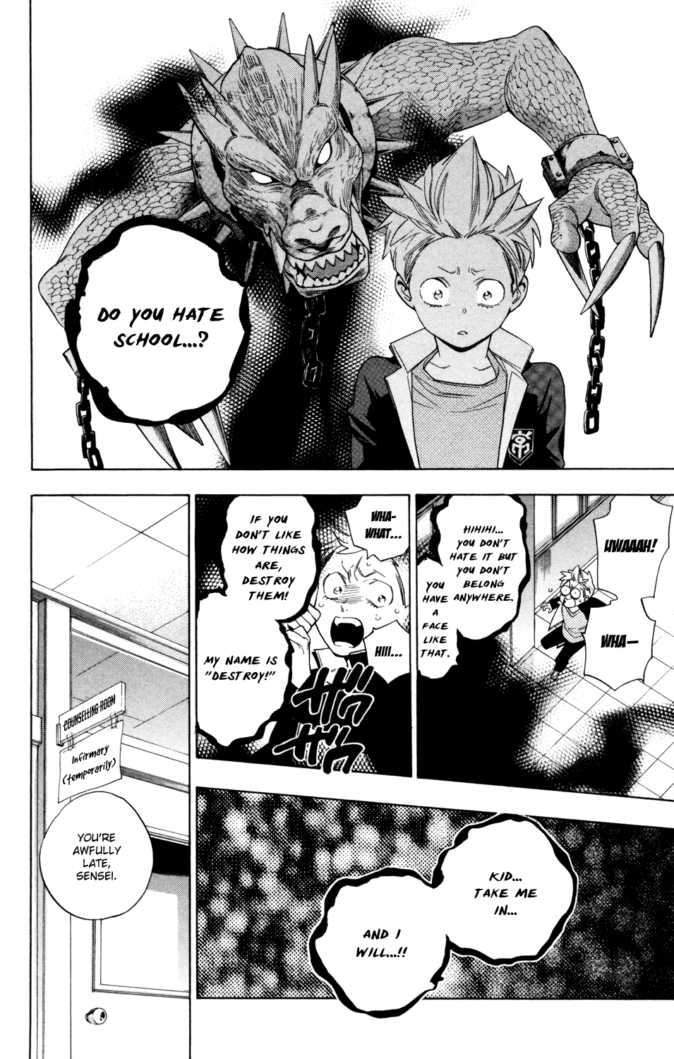 Hokenshitsu no Shinigami Chapter 63 page 10 - Chapter 63: The Demon Of The Counseling Room: Part Two