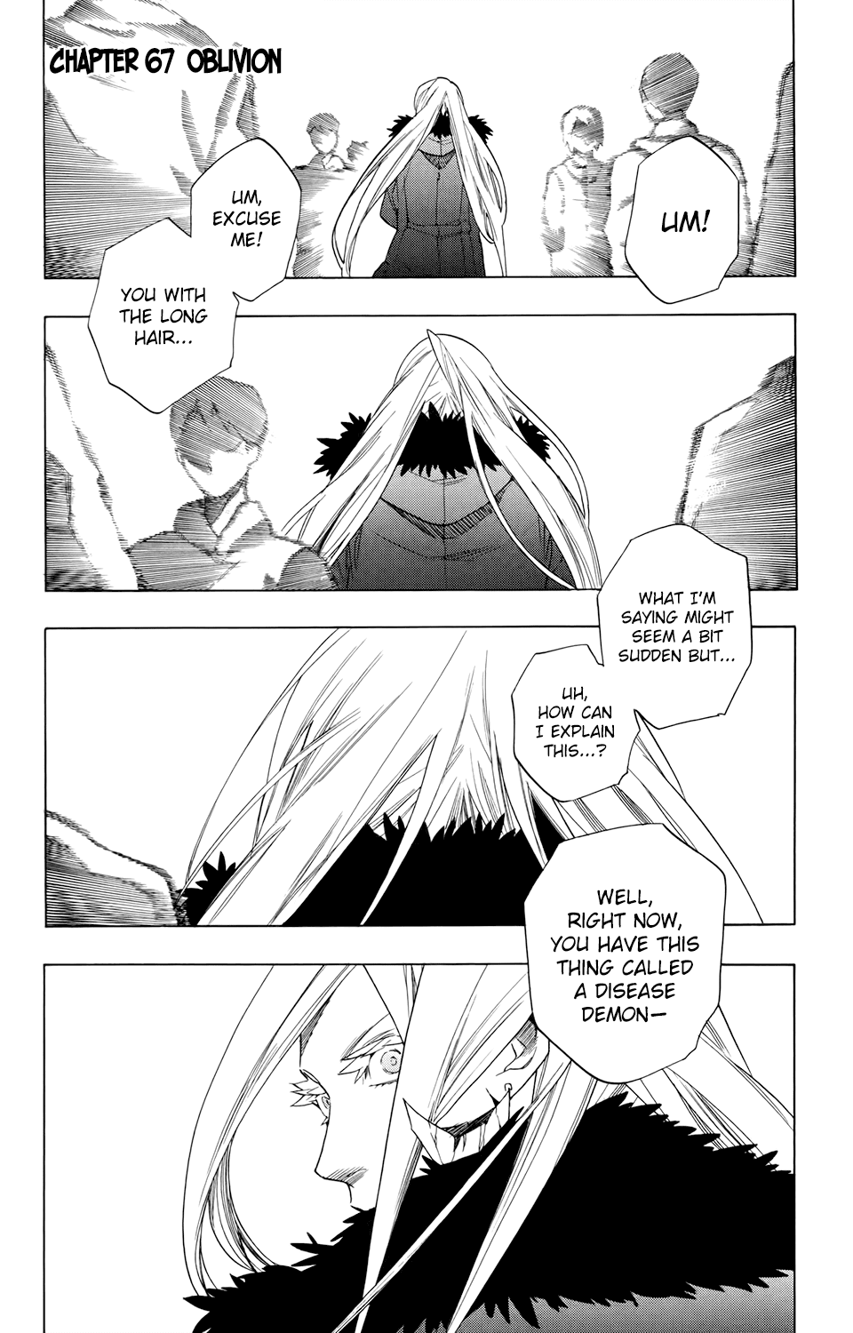 Hokenshitsu no Shinigami Chapter 67 page 1 - Chapter 67: oblivion