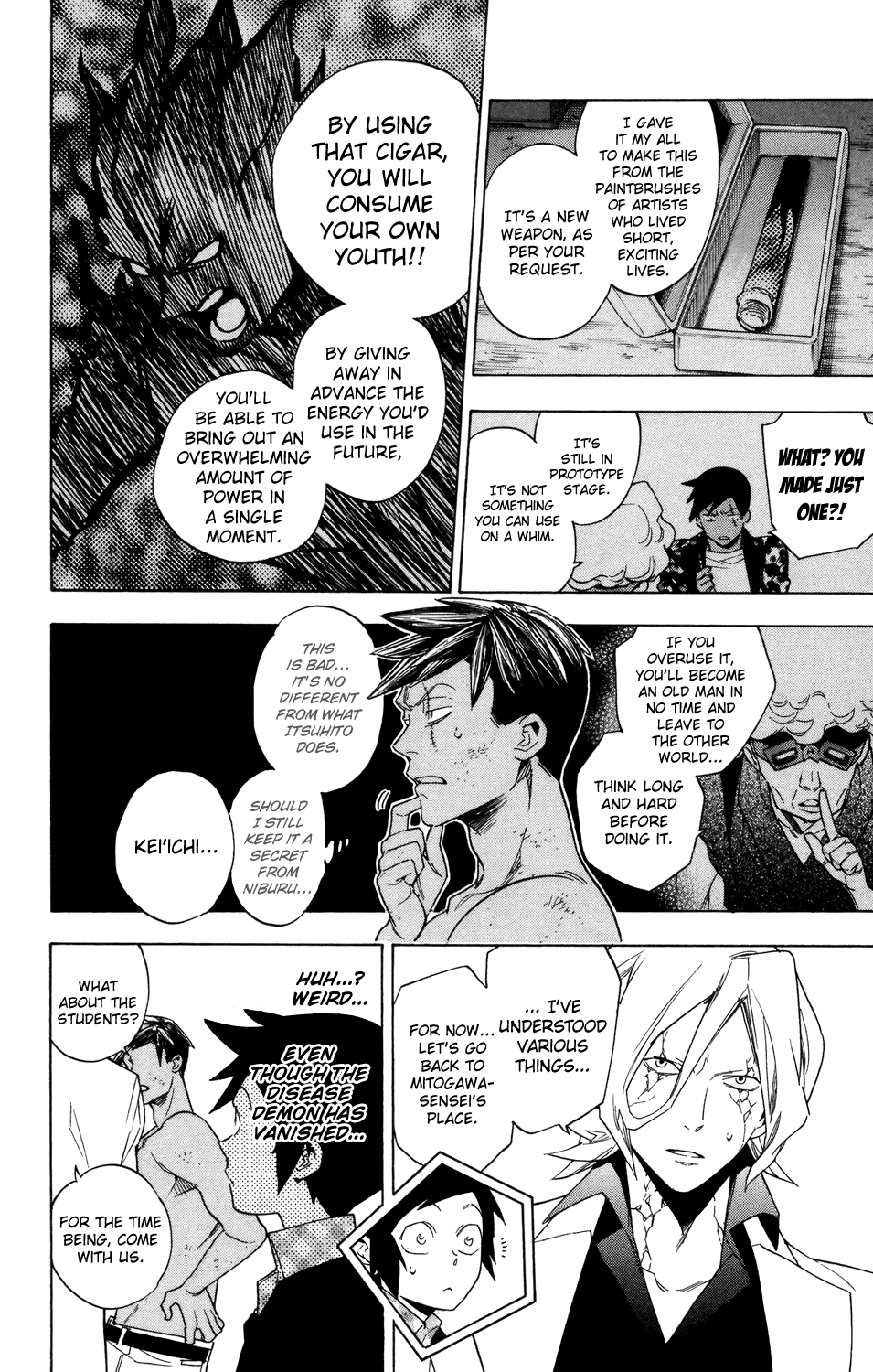 Hokenshitsu no Shinigami Chapter 71 page 13 - Chapter 71: The Corrosion Begins