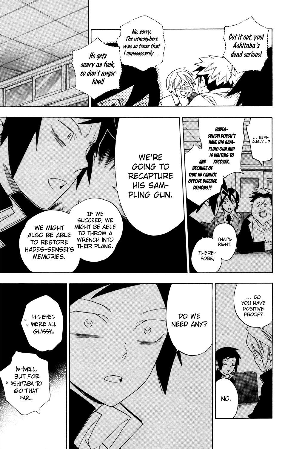 Hokenshitsu no Shinigami Chapter 72 page 9 - Chapter 72: Ashitaba-kun's Determination