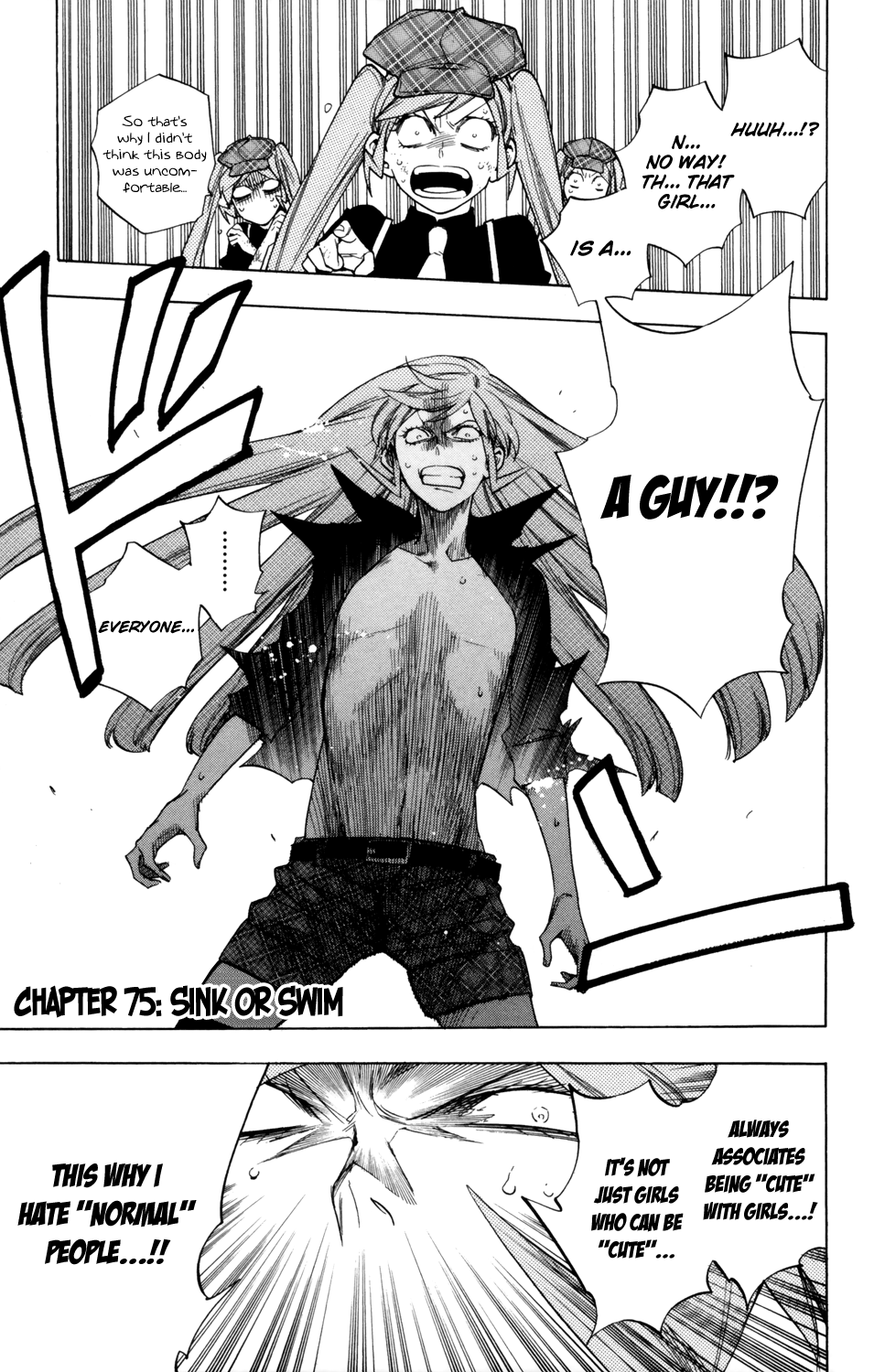 Hokenshitsu no Shinigami Chapter 75 page 2 - Chapter 75: Sink or Swim