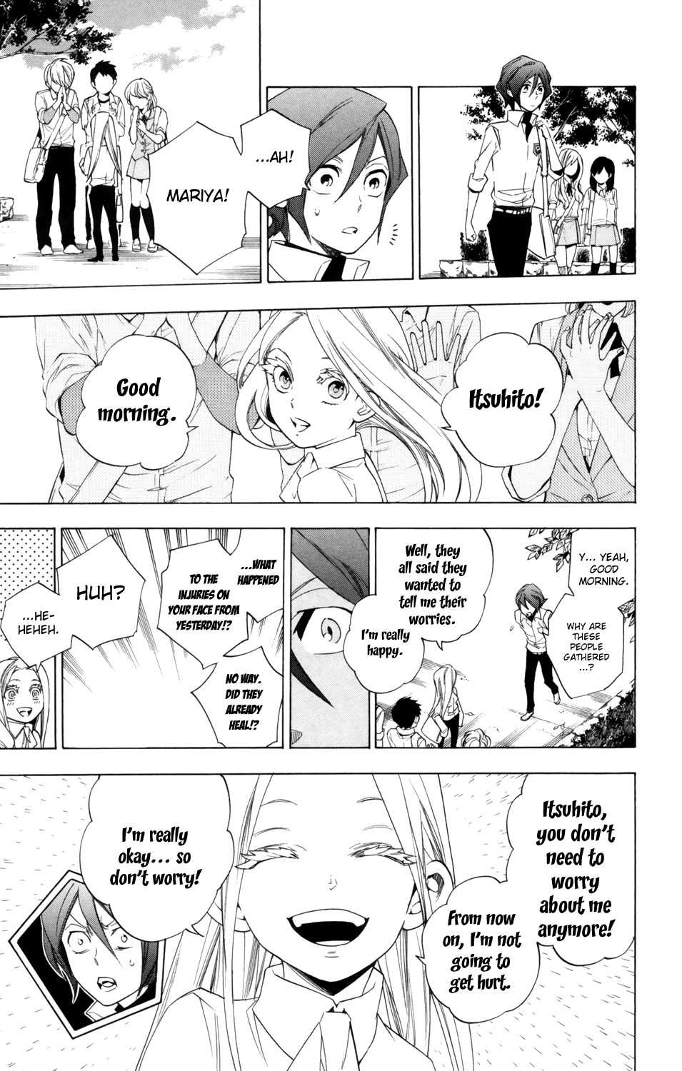 Hokenshitsu no Shinigami Chapter 79 page 16 - Chapter 79: Angels and Demons