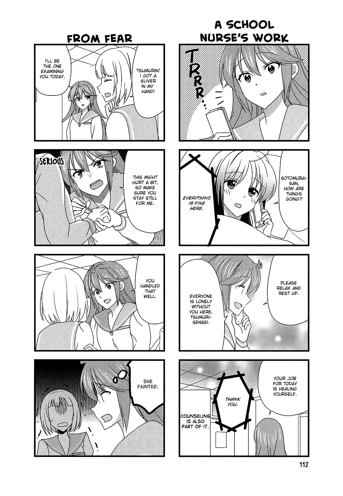 Hokenshitsu no Tsumuri-san Chapter 36 page 8 - Chapter 36 [END]