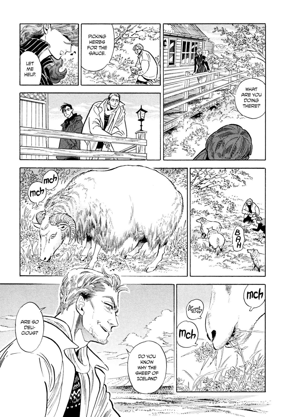 Hokuhokusei ni Kumo to Ike Chapter 11 page 18 - Chapter 11: Morning, Night, and Sheep