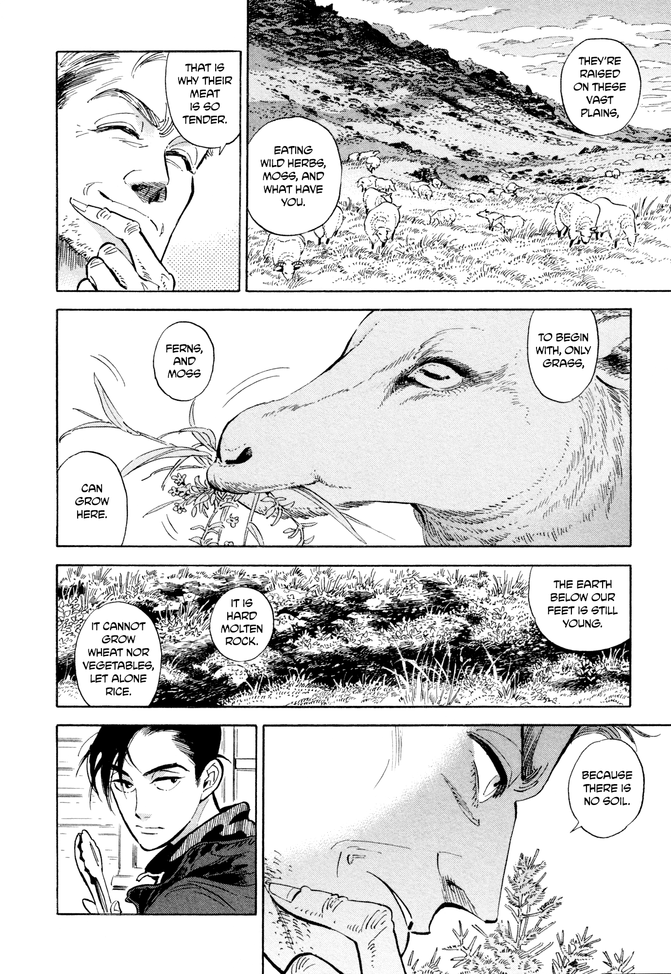 Hokuhokusei ni Kumo to Ike Chapter 11 page 19 - Chapter 11: Morning, Night, and Sheep