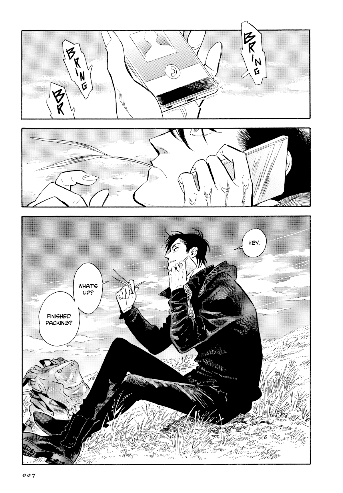 Hokuhokusei ni Kumo to Ike Chapter 11 page 3 - Chapter 11: Morning, Night, and Sheep