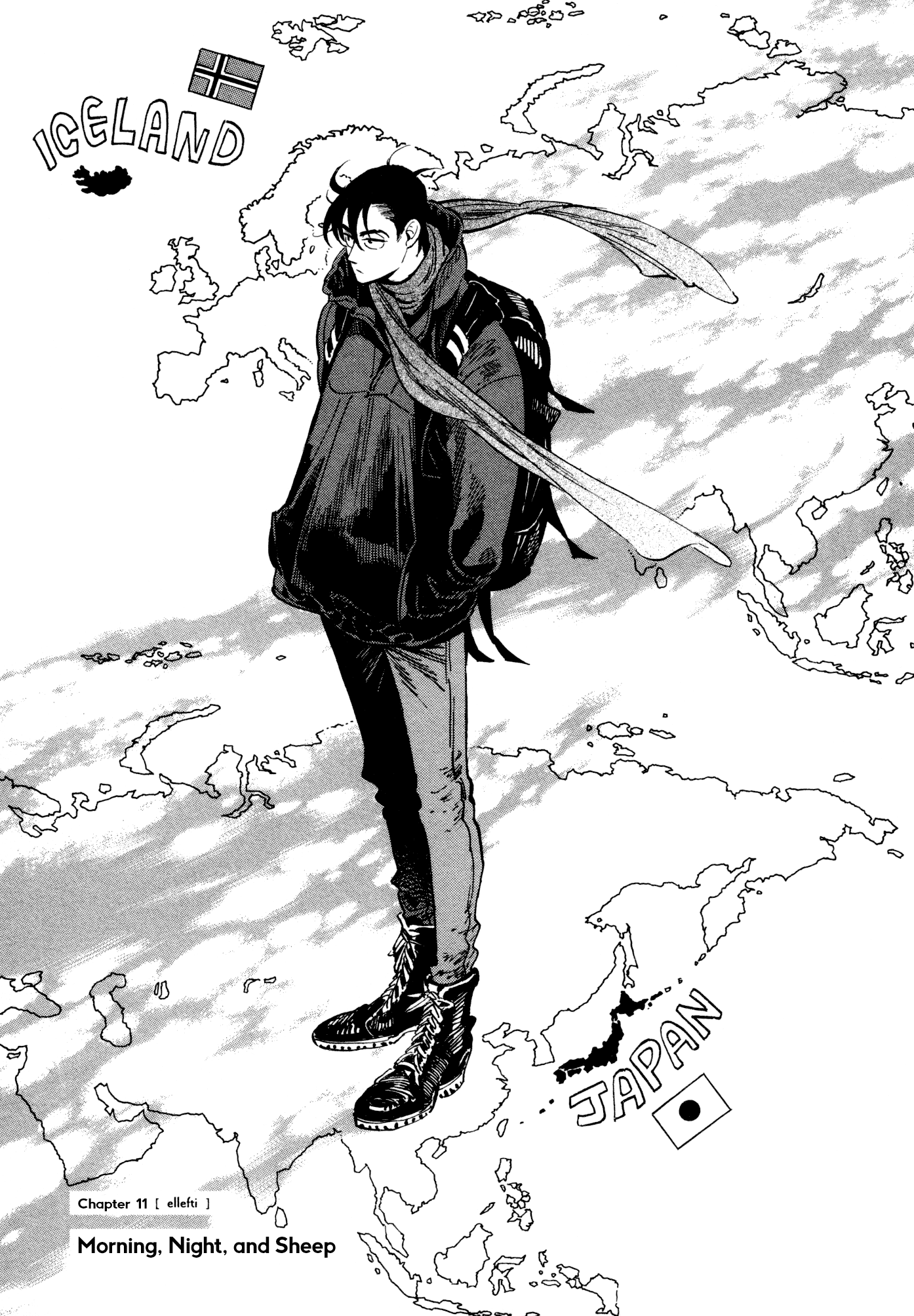 Hokuhokusei ni Kumo to Ike Chapter 11 page 6 - Chapter 11: Morning, Night, and Sheep