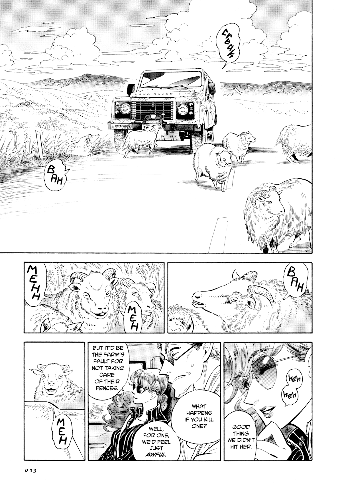 Hokuhokusei ni Kumo to Ike Chapter 11 page 8 - Chapter 11: Morning, Night, and Sheep