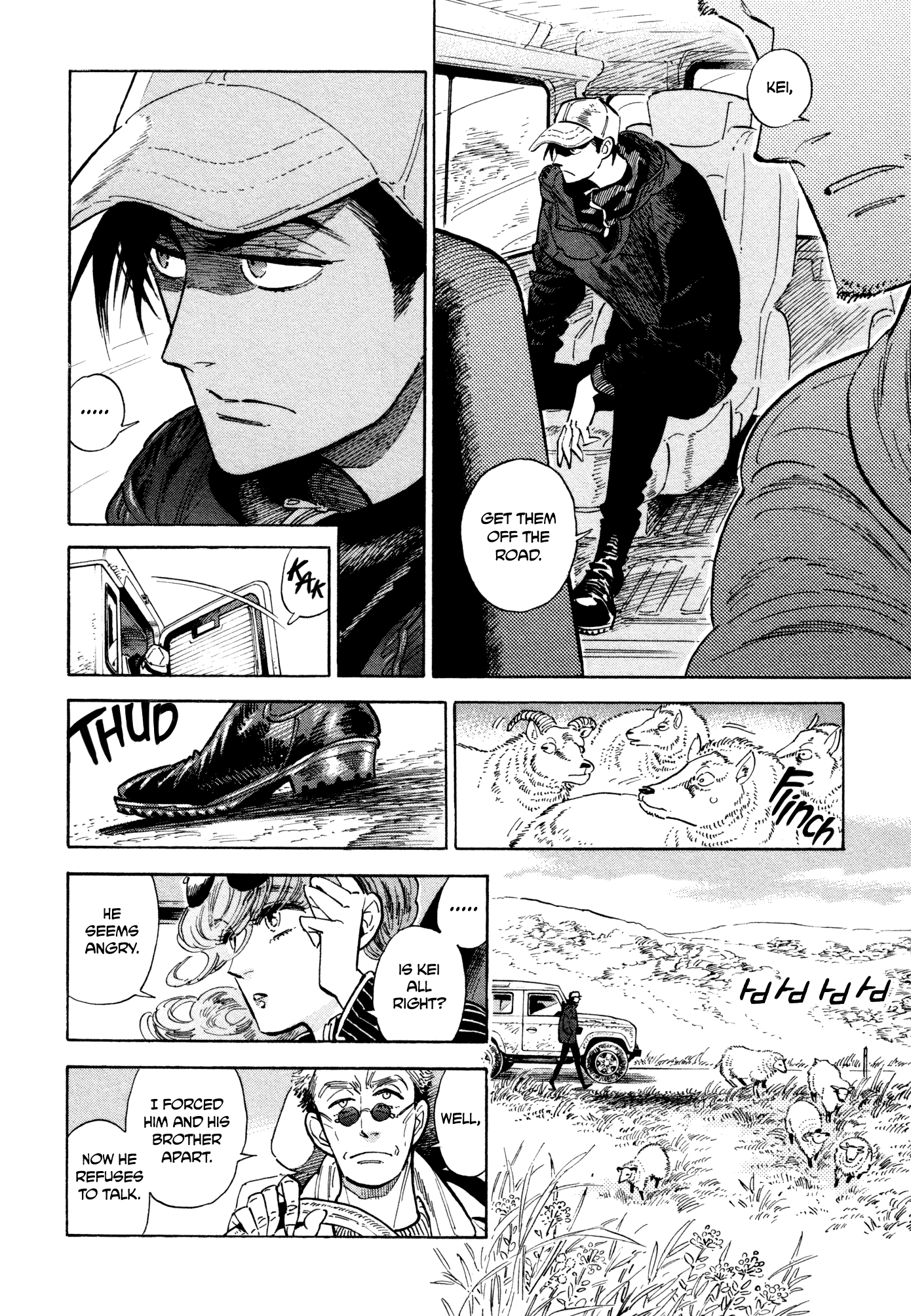 Hokuhokusei ni Kumo to Ike Chapter 11 page 9 - Chapter 11: Morning, Night, and Sheep