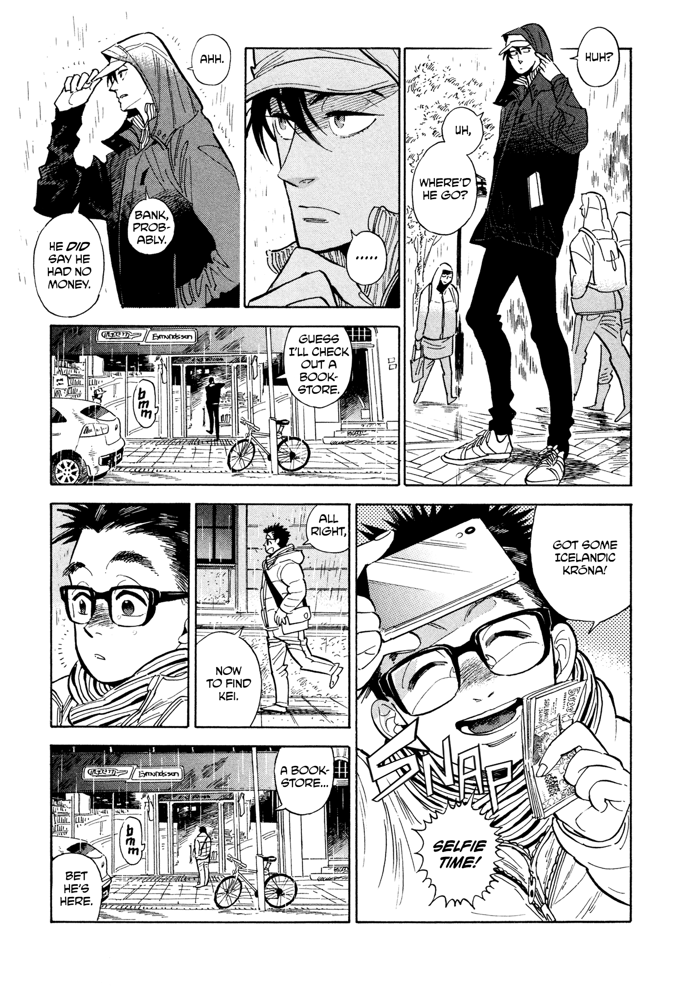 Hokuhokusei ni Kumo to Ike Chapter 13 page 13 - Chapter 13: There are many bookstores in Reykjavík