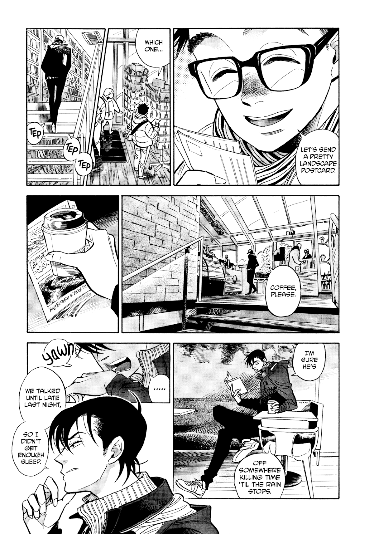 Hokuhokusei ni Kumo to Ike Chapter 13 page 15 - Chapter 13: There are many bookstores in Reykjavík