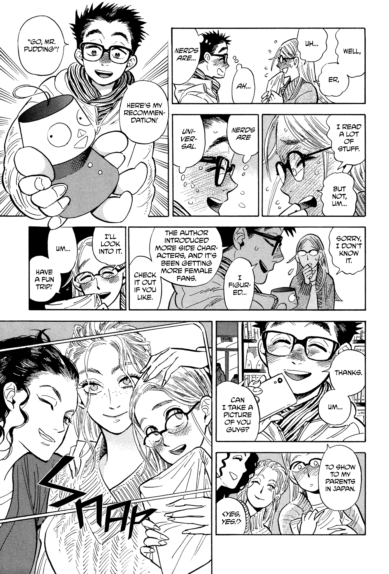 Hokuhokusei ni Kumo to Ike Chapter 13 page 17 - Chapter 13: There are many bookstores in Reykjavík