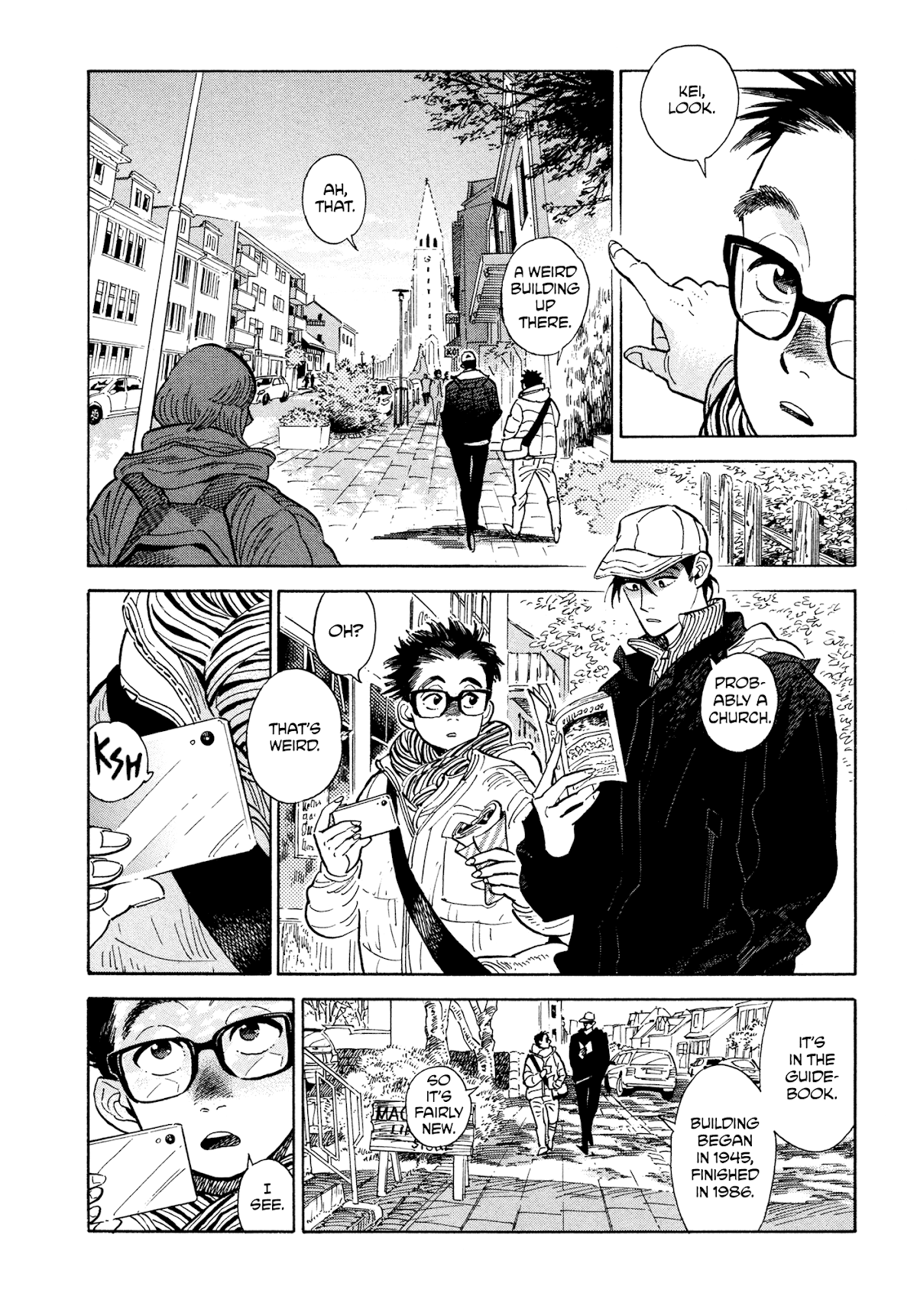 Hokuhokusei ni Kumo to Ike Chapter 13 page 2 - Chapter 13: There are many bookstores in Reykjavík