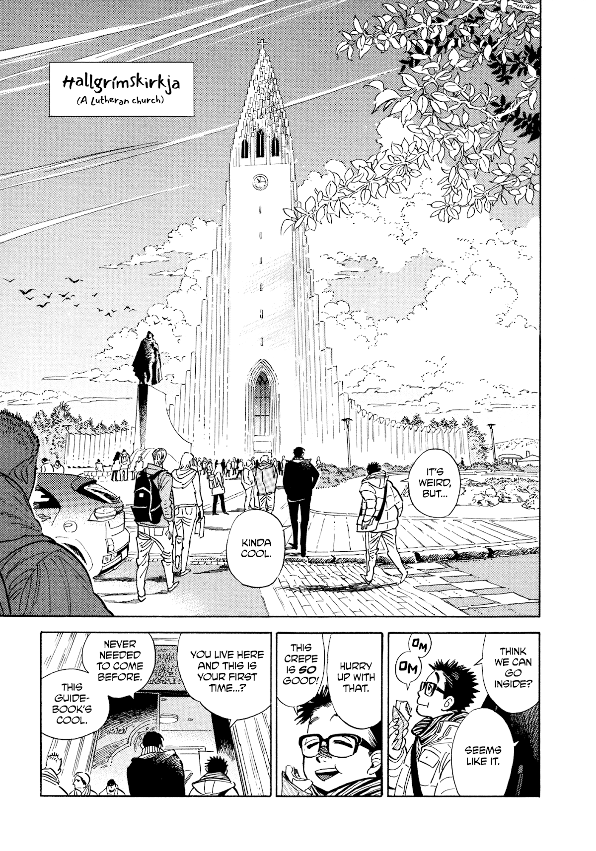 Hokuhokusei ni Kumo to Ike Chapter 13 page 3 - Chapter 13: There are many bookstores in Reykjavík