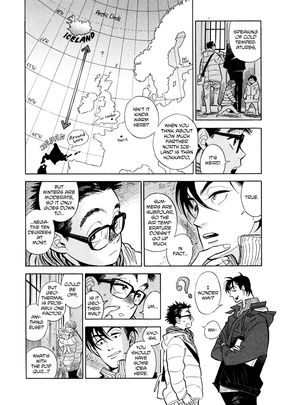 Hokuhokusei ni Kumo to Ike Chapter 13 page 8 - Chapter 13: There are many bookstores in Reykjavík