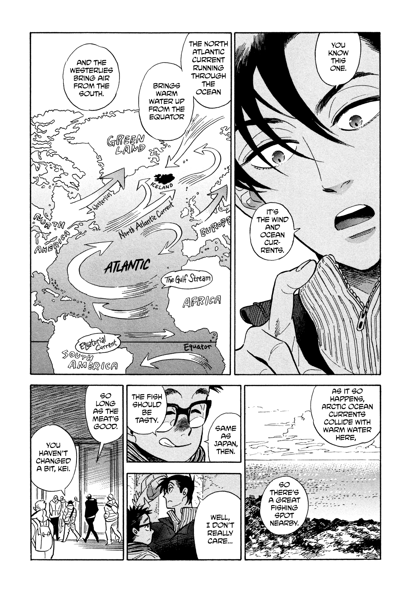 Hokuhokusei ni Kumo to Ike Chapter 13 page 9 - Chapter 13: There are many bookstores in Reykjavík