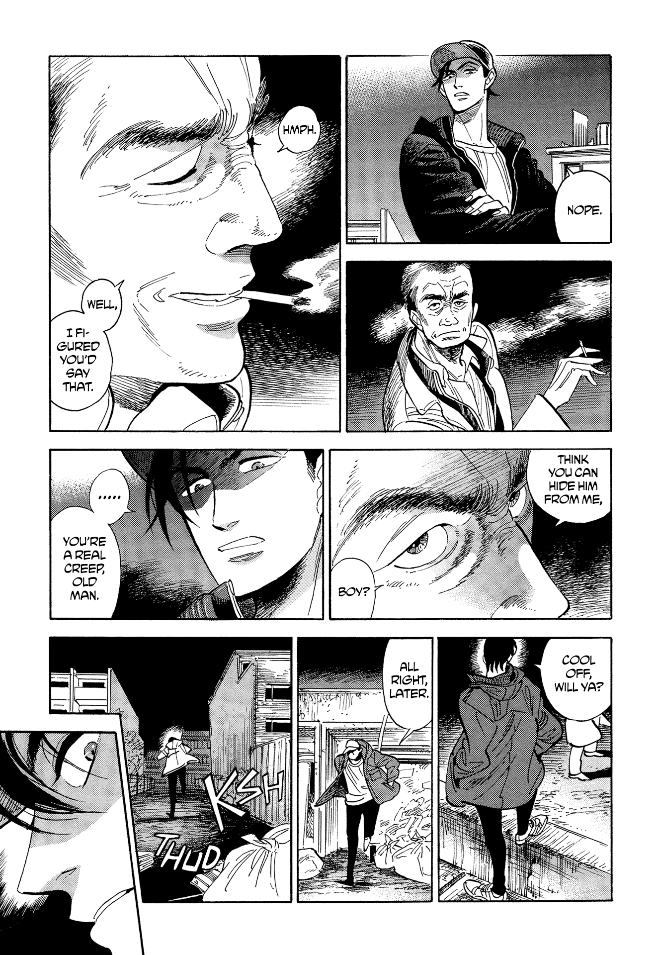 Hokuhokusei ni Kumo to Ike Chapter 9 page 7 - Chapter 9: The Black Cloud Strokes Your Head