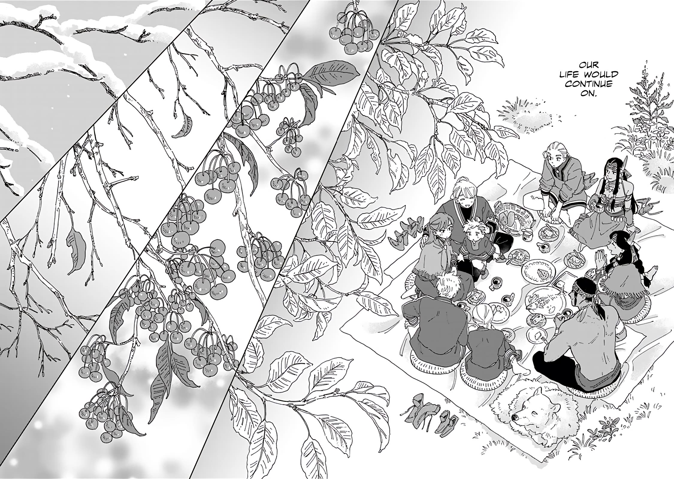 Hokuou Kizoku to Moukinzuma no Yukiguni Karigurashi Chapter 100 page 14 - Chapter 100 [END]