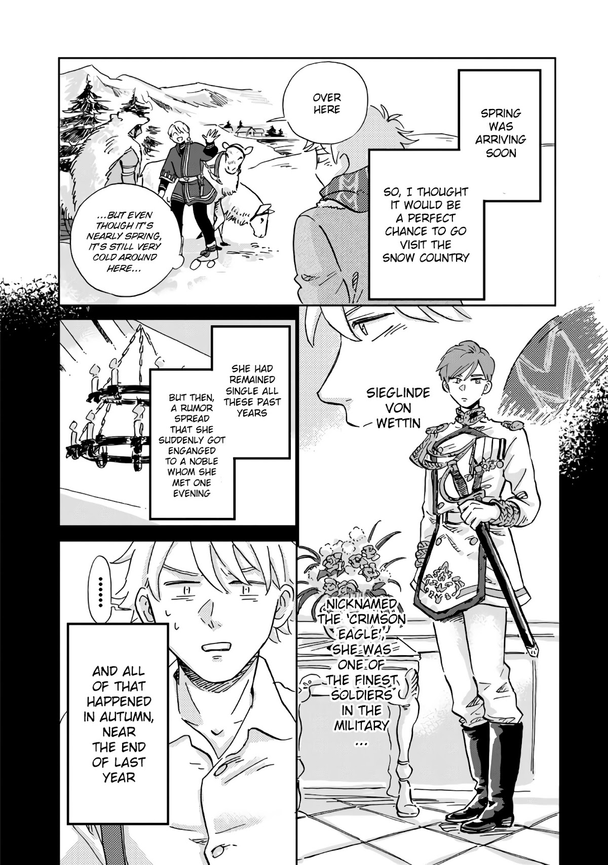 Hokuou Kizoku to Moukinzuma no Yukiguni Karigurashi Chapter 13 page 3 - Chapter 13