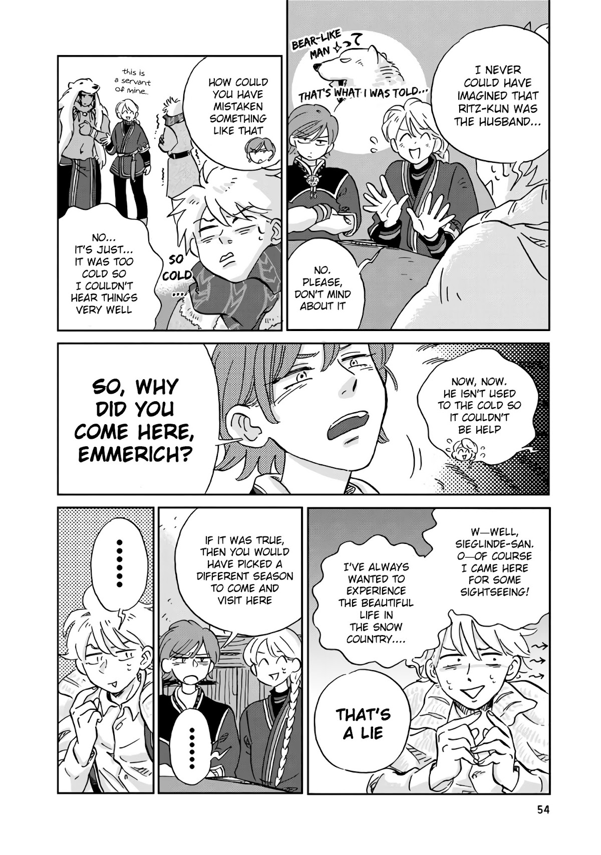 Hokuou Kizoku to Moukinzuma no Yukiguni Karigurashi Chapter 14 page 5 - Chapter 14