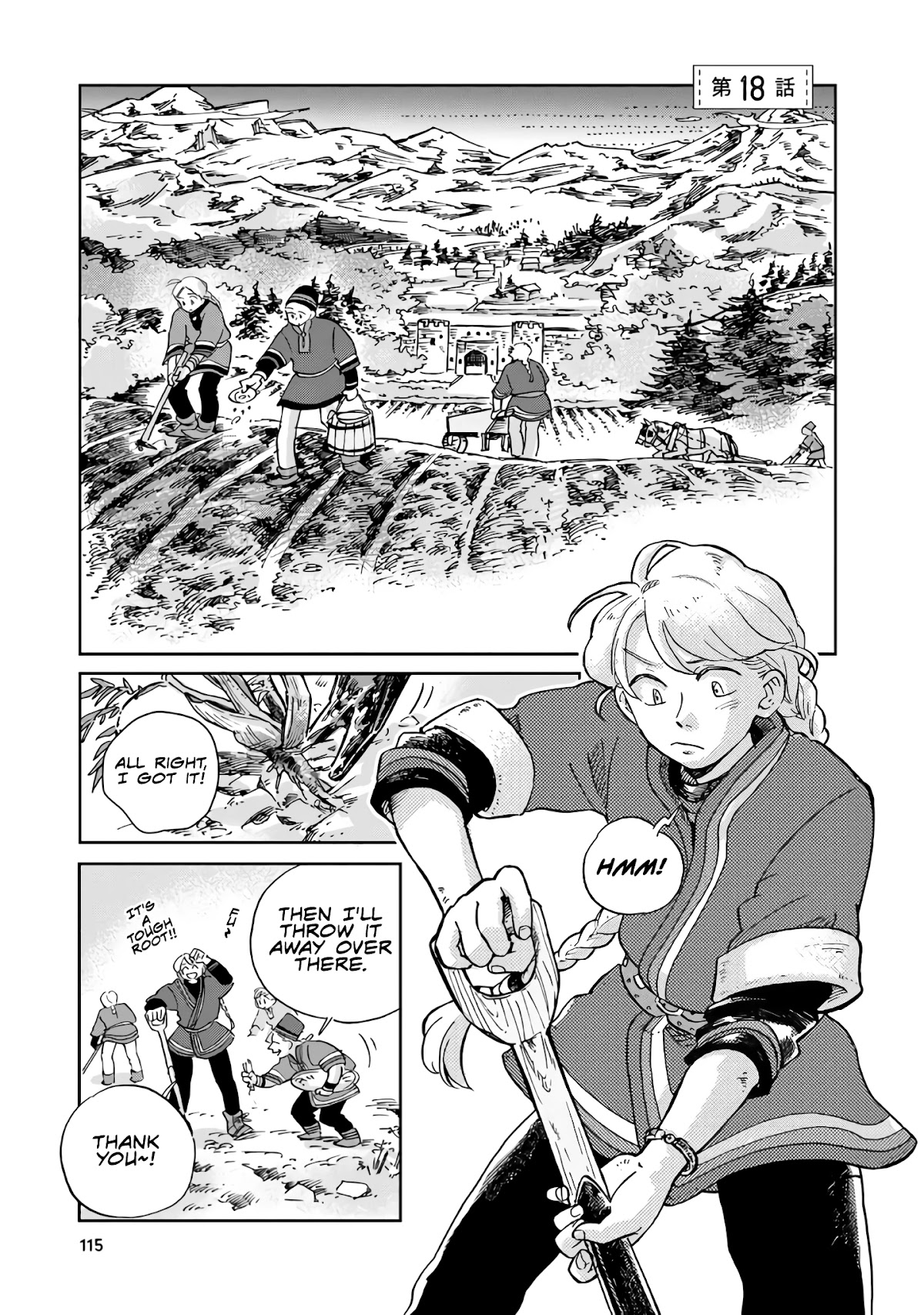Hokuou Kizoku to Moukinzuma no Yukiguni Karigurashi Chapter 18 page 1 - Chapter 18