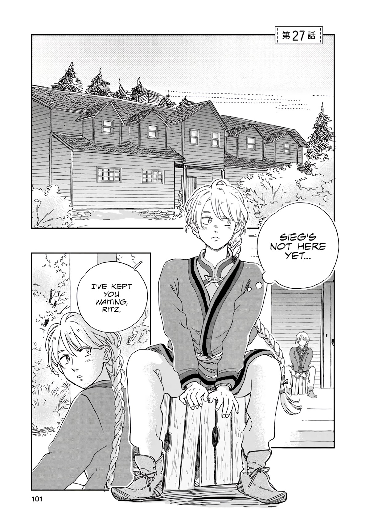 Hokuou Kizoku to Moukinzuma no Yukiguni Karigurashi Chapter 27 page 1 - Chapter 27