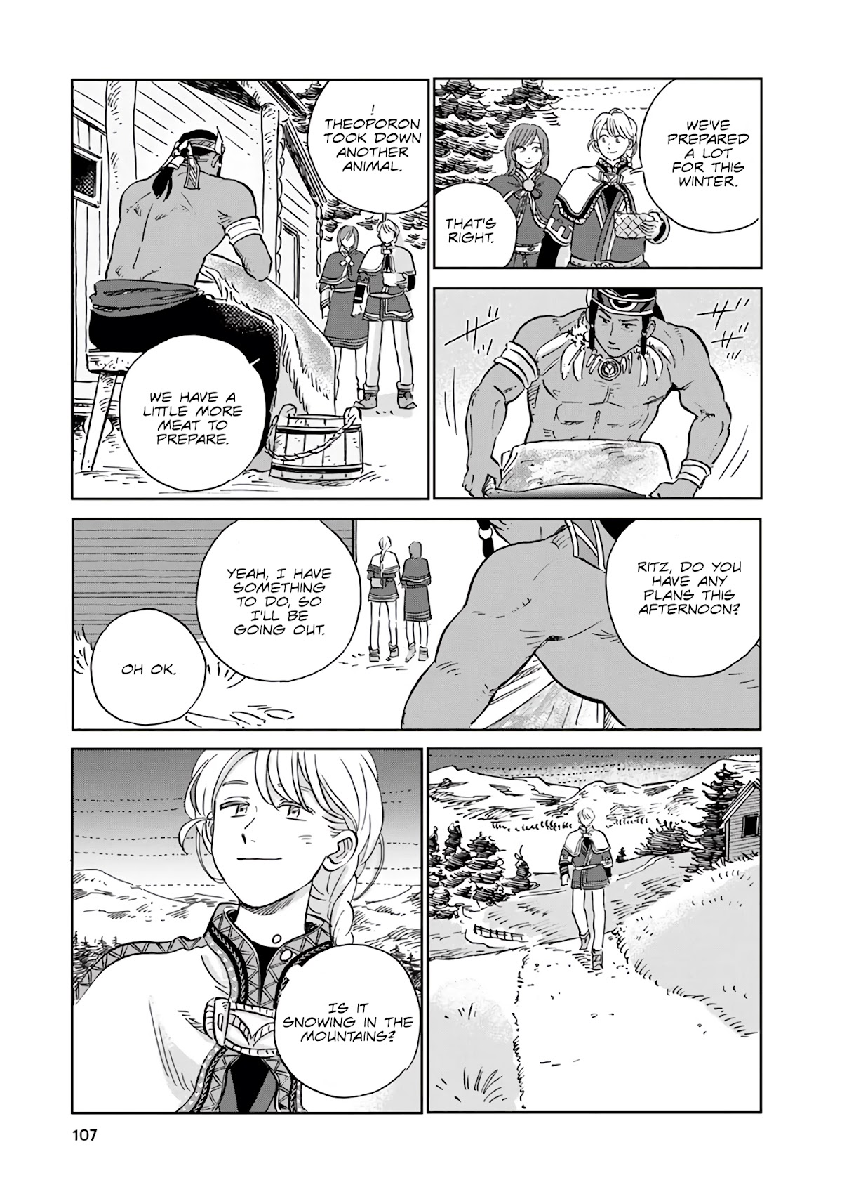 Hokuou Kizoku to Moukinzuma no Yukiguni Karigurashi Chapter 37 page 3 - Chapter 37
