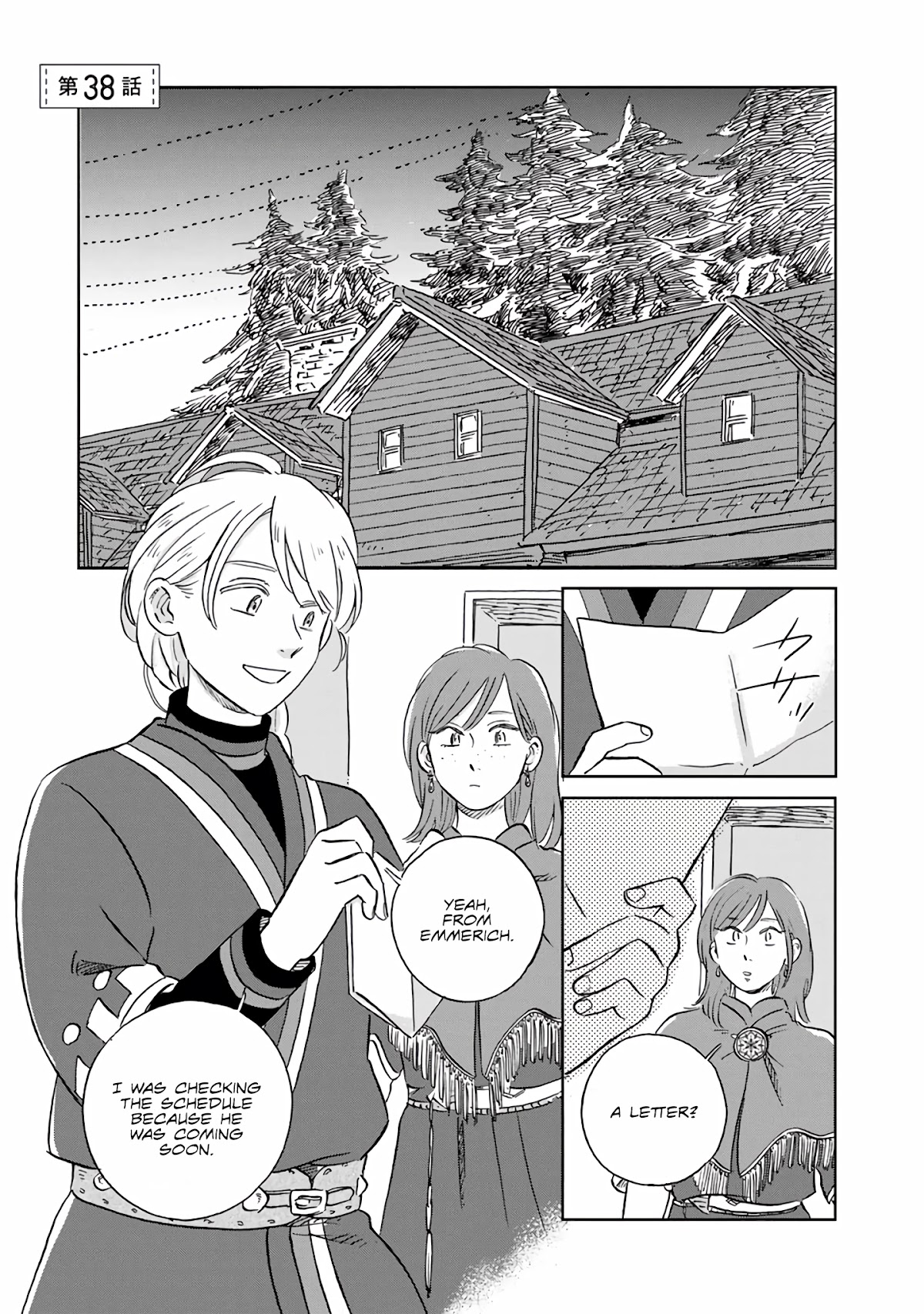 Hokuou Kizoku to Moukinzuma no Yukiguni Karigurashi Chapter 38 page 1 - Chapter 38