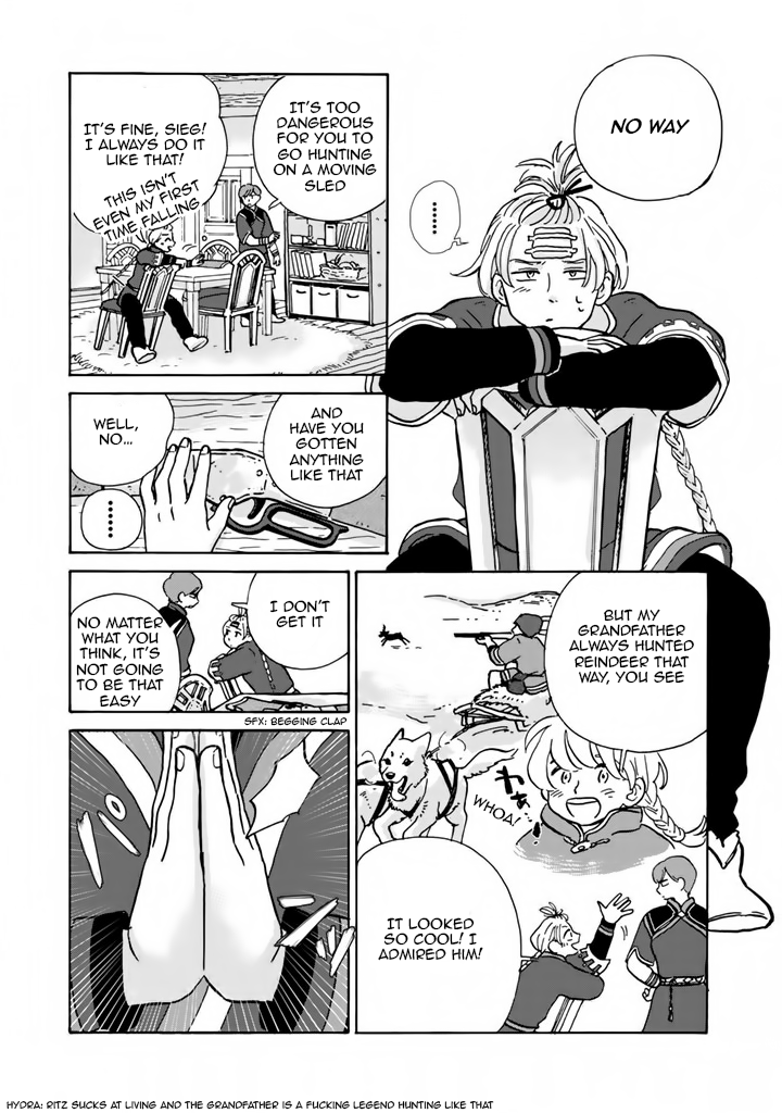 Hokuou Kizoku to Moukinzuma no Yukiguni Karigurashi Chapter 6 page 4 - Chapter 6