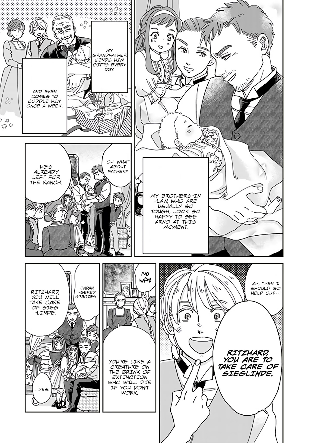 Hokuou Kizoku to Moukinzuma no Yukiguni Karigurashi Chapter 61 page 3 - Chapter 61