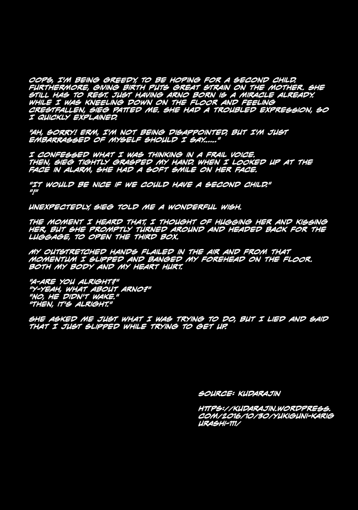 Hokuou Kizoku to Moukinzuma no Yukiguni Karigurashi Chapter 68 page 18 - Chapter 68