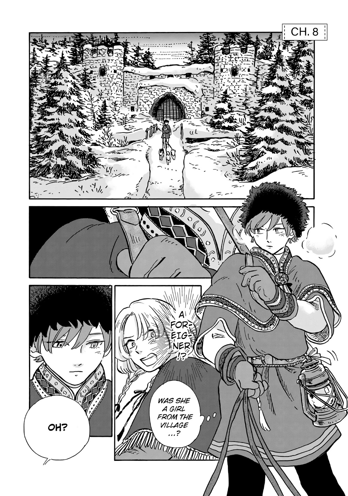 Hokuou Kizoku to Moukinzuma no Yukiguni Karigurashi Chapter 8 page 2 - Chapter 8