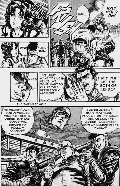 Hokuto No Ken Origins Chapter 2 page 3 - Chapter 2 : The Assassins of The Taizan Temple