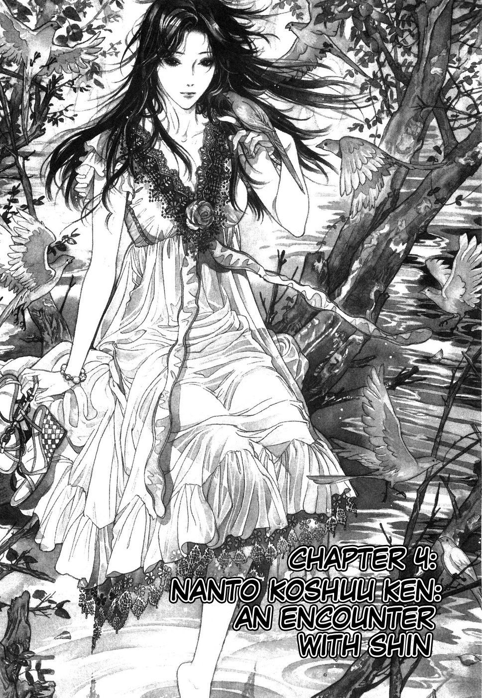 Hokuto no Ken: Yuria Gaiden Jibo no Hoshi Chapter 4 page 1 - Chapter 4: Nanto Koshuuken: An Encounter with Shin...